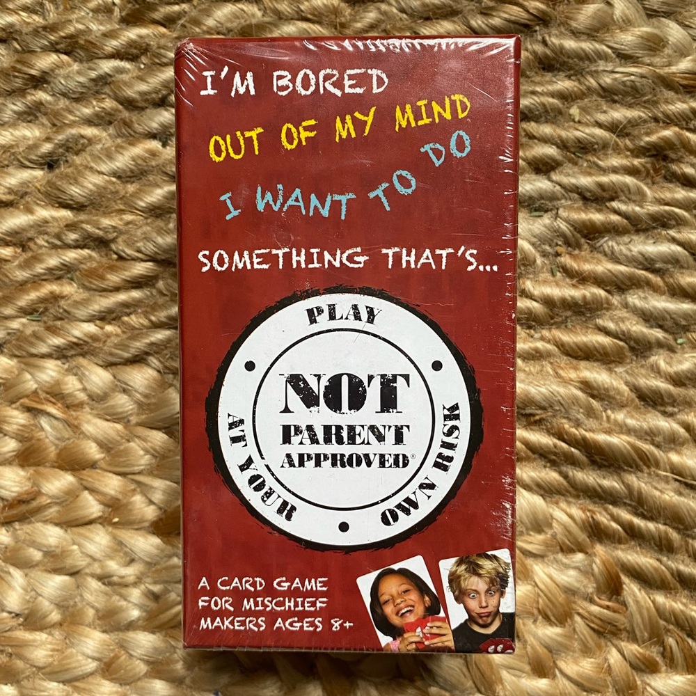Not Parent Approved Card Game - NEW in Sealed Packaging